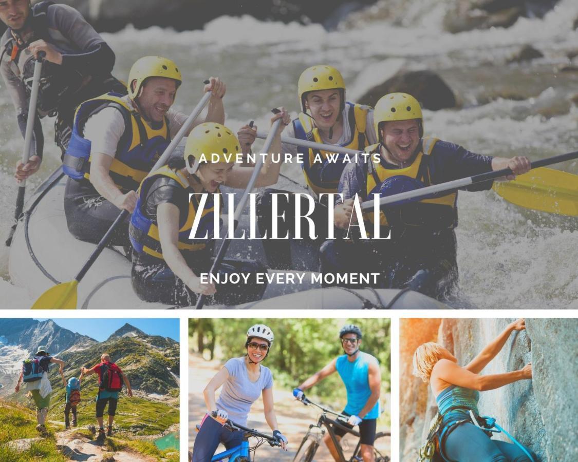 Aschau Im Zillertal Mountainview Lodge - Chalet Im Zillertal Direkt Am 5 Sterne Campingplatz Aufenfeld Mit Hallenbad Und Sauna المظهر الخارجي الصورة